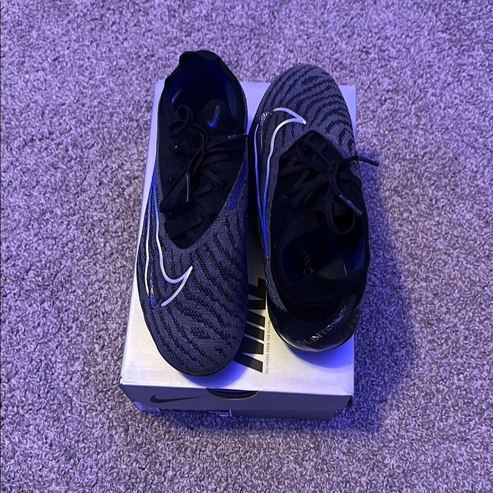 Nike Phantom GX Elite FG Black and Blue Soccer cleats